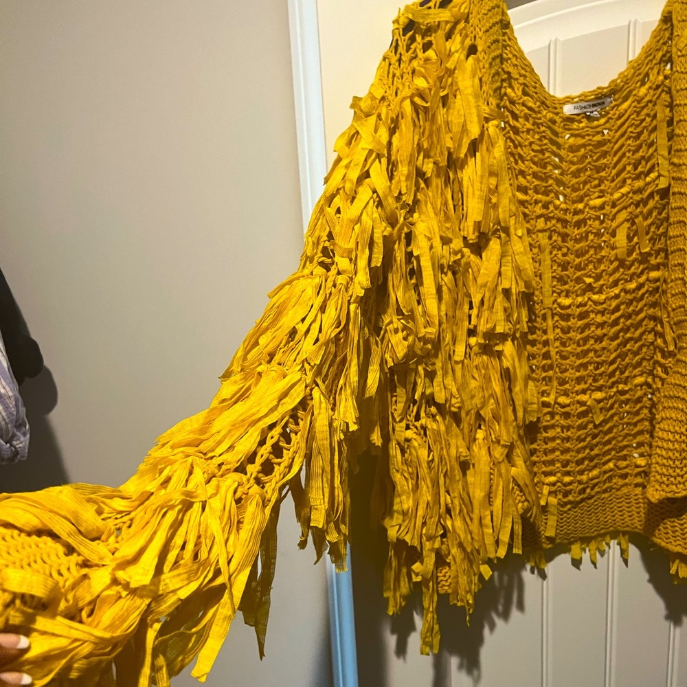 Medium Fashion Nova Frilly Cardigan